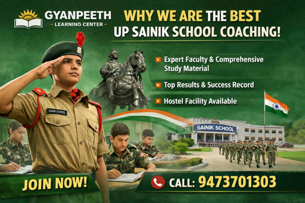 why gyanpeeth learning center is best UP Sainik School Coaching